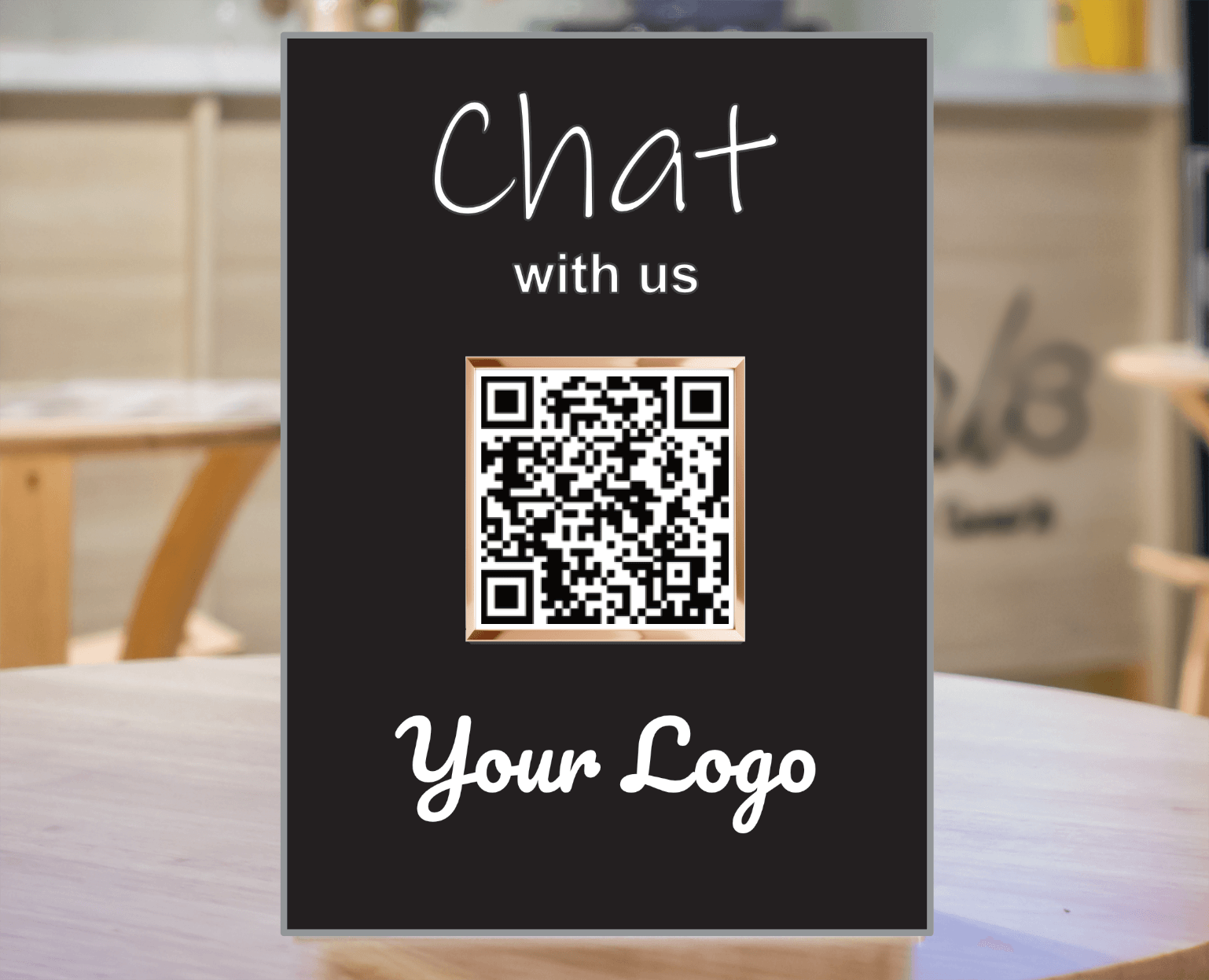 Black Panther Chat QR Code